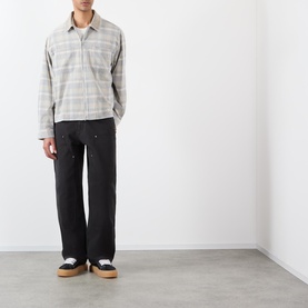 Corduroy Collar Flannel Overshirt