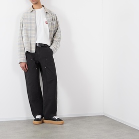 Corduroy Collar Flannel Overshirt