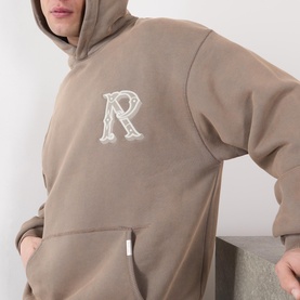 Western Initial Logo Hoodie
