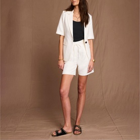 Linen Single Breasted Blazer