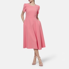 Vera Pocket Flared Dress