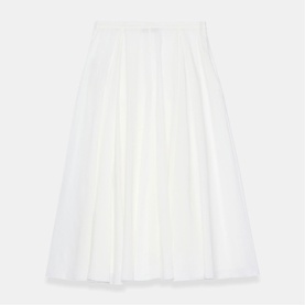 Full Godet Flared Skirt