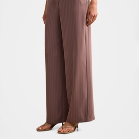 Willow Pinstripe Wide Leg Trousers