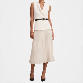 Bianca Blazer Pleated Dress