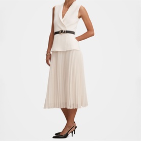 Bianca Blazer Pleated Dress