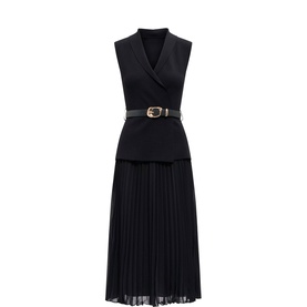 Bianca Blazer Pleated Dress