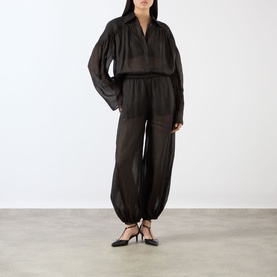 Airy Pleated Blouse