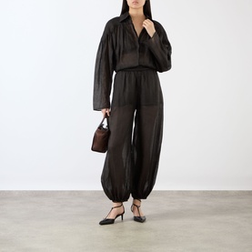 Airy Pleated Blouse