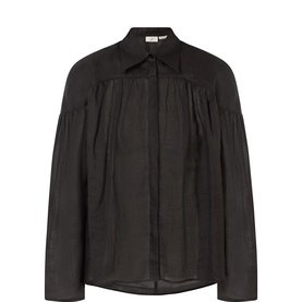 Airy Pleated Blouse