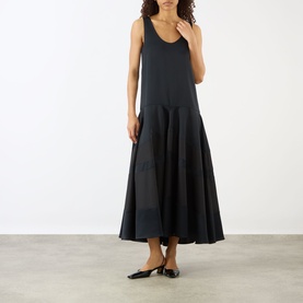 Contrast Panel Dress