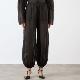 Airy Balloon-Leg Trousers