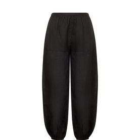 Airy Balloon-Leg Trousers