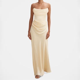 Claudia Petite Corset Slip Dress