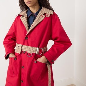 Anja Reversible Shower-Proof Trench Coat