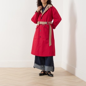 Anja Reversible Shower-Proof Trench Coat