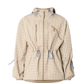 Matilda Waterproof Gingham Raincoat