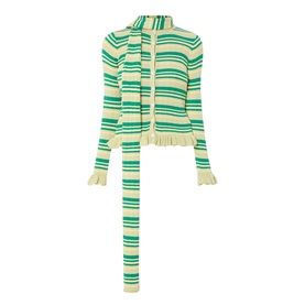 Anelis Striped Cardigan