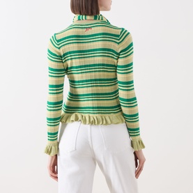Anelis Striped Cardigan