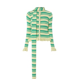 Anelis Striped Cardigan
