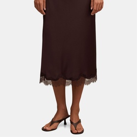 Enola Lace Trim Slip Skirt