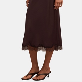 Enola Lace Trim Slip Skirt