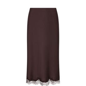 Enola Lace Trim Slip Skirt