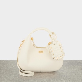 Grained Mini Hobo Bag