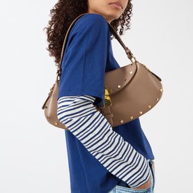 B-Kat Studded Shoulder Bag