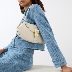 B-Kat Studded Shoulder Bag