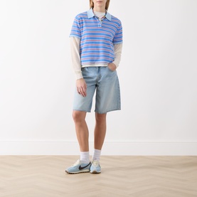 Layered Stripe Rugby Top