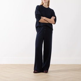Everywear Mid-Rise Wide Leg Trousers