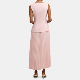 Halsey Petite Waistcoat Pleated Dress