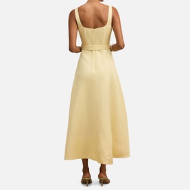 Hayden Petite Belted Flared Dress