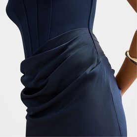 Isra Drape Dress