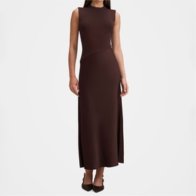 Jayden Satin Mixed Dress