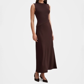 Jayden Satin Mixed Dress