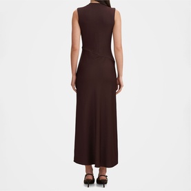 Jayden Satin Mixed Dress
