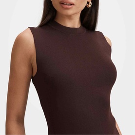 Jayden Satin Mixed Dress