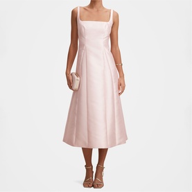 Kayla Structured Satin Dress