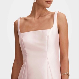 Kayla Structured Satin Dress
