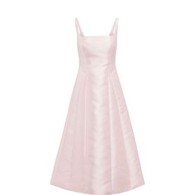 Kayla Structured Satin Dress