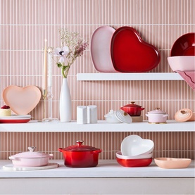Stoneware Heart Serving Platter 32cm