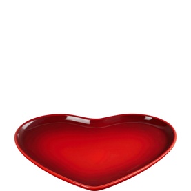 Stoneware Heart Serving Platter 32cm