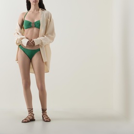 Sparkle Ruched Bikini Bottoms