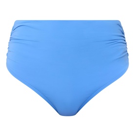 Ruched High-Rise Bikini Bottoms