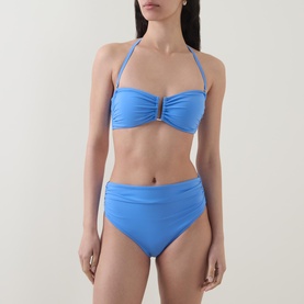 Solid U-Bar Adjustable Bikini Top