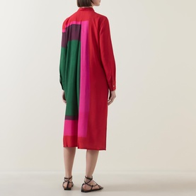 Colour-Blocked Cover Up