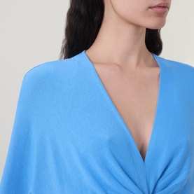 Ruched Knot Beach Dress