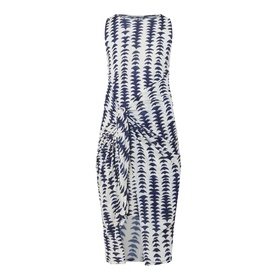 Knot Printed Beach Dress