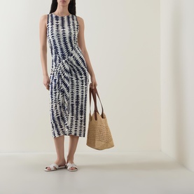Knot Printed Beach Dress
